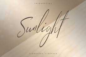 Quillbacks script font is a modern handwriting calligraphy font. Sunlight Signature Typeface 220459 Script Font Bundles Signature Fonts Typeface Stylish Text
