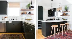 Le bar termine la cuisine en g il n'y a aucun meuble sous le bar, seulement un chevauchement sur 120 mm du plan de travail. Cuisine Ouverte Avec Bar Idees D Amenagement Et Decoration