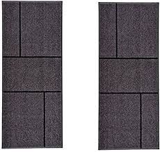 Läufer flur ikea nun die flächen mit der textilfarbe ausmalen dabei immer 1001 gestaltungsideen für flur optimale ausstattung teppich für den flur. Amazon De Ikea Koge Fussmatte Fur Den Flur Grau Schwarz L 180 Cm B 70 Cm