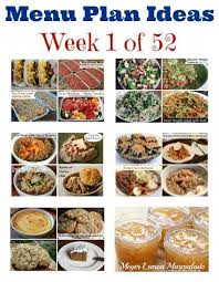 Pin On Weekly Menu Plans