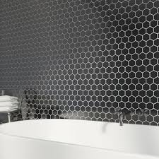 Alibaba.com offers you a variety of hexagon tiles uk to use for the exterior and interior of your premises. British Ceramic Tile Mosaic Hex Black Gloss Tile 300mm X 300mm 1 Sheet Victoriaplum Com