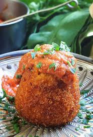Vegan Arancini Fried Rice Balls Gourmandelle Recipe Recipes Vegetarian Vegan Recipes Vegan Foods