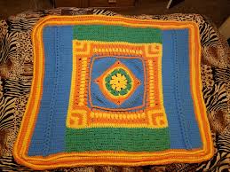 A stitch along is a group of for our stitch along we will be making a beautiful knit festive textures afghan. Crochet Bernat Blanket Stitch Along With Joann Flickr