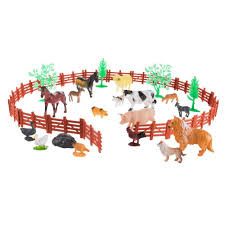 Hey Play Toy Farm Animal And Barnyard Accessories Set Farm Animals Animal Figures Animals