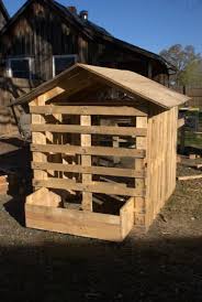 This is just like a mini luxury house for the chicken that features a plain solid wooden structure and shingled chevron roof. Tour The Building Of A Chicken Coop From Wood Pallets The Homestead Survival