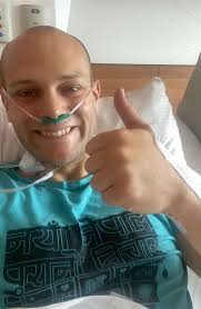 Father-of-two Ben Britton, from Pakenham, near Bury St Edmunds, returns  home from life-saving mission to Turkey to donate part of his liver to  seriously ill friend