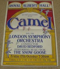 Camel — flight of the snow goose (the snow goose 1975). Gripsweat Camel The Snow Goose Royal Albert Hall Original Poster