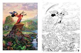 The spruce / wenjia tang take a break and have some fun with this collection of free, printable co. Disney Dreams Collection Thomas Kinkade Studios Coloring Book By Thomas Kinkade Paperback Barnes Noble