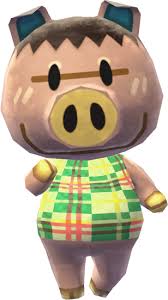 Animal Crossing New Leaf Villager Spork The Pig Animal Crossing New Leaf Leaf Animals