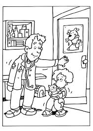 Coloring Page Veterinary Surgeon Dl21230 Jpg 616 872 Pixels Coloring Pages Community Helpers Unit Animal Hospital