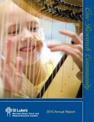 St. Luke's Report to the Community 2004