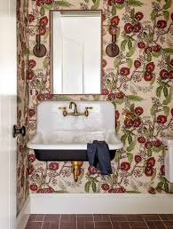 These 7 vintage bathroom design trends are making a comeback. Vintage Wallpaper In Bathroom Design Ideas