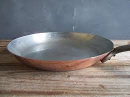 French Copper Frying Pan Copper Saute Pan Large Copper Pan Copper Pots And Pans Copper Housewarming Gift Anniversary Gift Copper Pans Copper Frying Pan Copper Pans Copper Pots