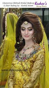 Mayun Bridals Makeup Looks Dresses Designs 2020 2021 Trends Pakistani Bridal Makeup Bridal Makeup Looks Bridal Makeup