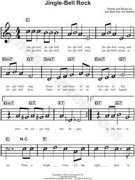 Bobby Helms Jingle Bell Rock Sheet Music For Beginners In C Major Download Print Clarinet Sheet Music Piano Music Christmas Piano Music