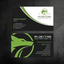 As long as there are parties, industry events, and networking opportunities, there will be business cards. Marketing Solutions Business Card Design Business Card Contest 99designs