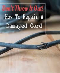 See more ideas about electrical wiring, diy electrical, home electrical wiring. Electrical Cord Repair For Small Appliances Craving Some Creativity