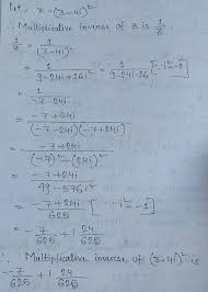 The Multiplicative Inverse Of (1/2)⁴÷(1/3)⁴+(-1/2)³ Is - Brainly.In