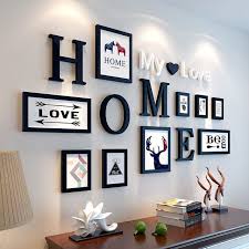 Online Shop European Style 9 Pcs Set Black White Vintage Photo Frame Wall Family Wooden Ph In 2020 European Home Decor Frames On Wall Photo Frame Wall