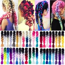 To make dreads from kanekalon, backcomb the hair, twist it, and then seal with with a steamer, steam from a kettle, or boiling water. Lupu 24 Inch Ombre Braiding Hair Extension Long Synthetic Kanekalon Jumbo Braids For Hair Purple Pink Green Blonde Red Yellow Jumbo Braids Aliexpress