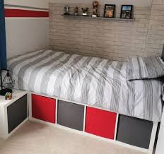Storage shelving units for kids bedroom. Mums Are Sharing Their Stunning Ikea Hacks As They Use The Storage To Make Beds Desks And Kids Room Dividers