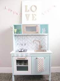 This post may contain affiliate links. Ikea Duktig Play Kitchen Makeover Hack Ikea Kids Kitchen Ikea Play Kitchen Ikea Kids