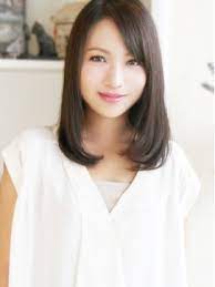清楚なミディアム 5つの 黒髪ストレート ヘアカタログ 美人部 ミディアム 縮毛矯正 髪型 ミディアムヘア