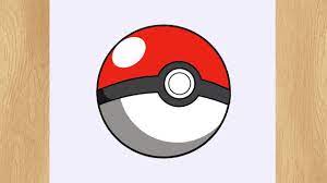 How To Draw A Pokemon Ball I Poke Ball Drawing Tutorial - Youtube
