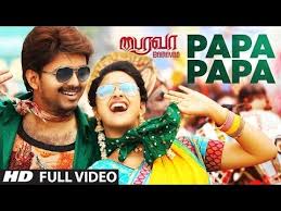 Papa Papa Video Song Bairavaa Video Songs Vijay Keerthy Suresh Santhosh Narayanan Youtube Mp3 Song Download Mp3 Song Movies 2019