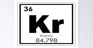 The noble gases were characterized relatively late compared to other element groups. Krypton A Chemical Element Assignment Point