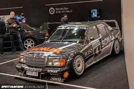 The Flame Spitting Rarities Of Techno Classica Speedhunters Mercedes Benz 190e Mercedes Benz Cars Mercedes Benz Classic