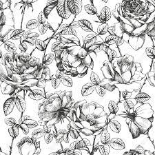 Shop our best selection of floral ottomans, footstools & poufs to reflect your style and inspire your home. Black And White Floral Vintage Wallpapers Top Free Black And White Floral Vintage Backgrounds Wallpaperaccess