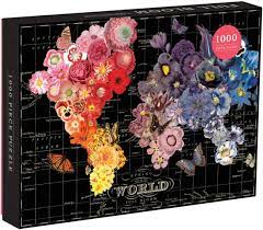 You will know how you are improving. Amazon Com Galison Full Bloom World Map Puzzle Galison Gold Wendy Toys Games