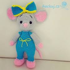 Cesky Navod Na Hackovanou Mysku V Dupackach Crochet Toys Free Patterns Cute Toys Toys