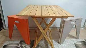 katlanir masa ve tabure ev icin tabure evler