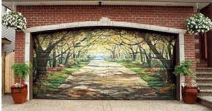 Overhead Garage Doors Garage Door Design Door Murals Unique Garage Doors