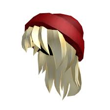 Red Beanie Blonde Hair Red Beanie Blonde Hair Roblox