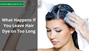 If you have a lot of white or gray hair at your roots, then it's best to use the dye on them first without mixing it with developer and leave that in about five minutes. What Happens If You Leave Hair Dye On Too Long