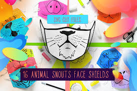 Download Animals Face Mask Designs Graphic By Craft N Cuts Creative Fabrica PSD Mockup Templates