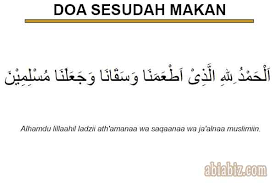 Doa penutup majelis merupakan ucapan baik sebagai rasa terimakasih kepada nya atas kemudahan dan kelancaran suatu acara. Doa Sebelum Dan Sesudah Makan Dalam Bahasa Arab Artinya Abiabiz