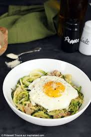 Courgette Spaghetti Comment Agrementer Des Spaghetti De Courgette Elle A Table Spaghetti De Courgette Courgette Carbonara Spaghetti De Legumes