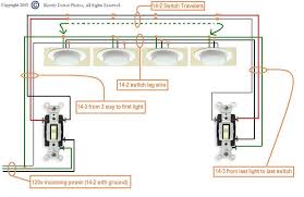 Wiring multiple lights to multiple switches is similar to the basic light switch configuration except for the hot and neutral power lines are split in the box to. I Need A Diagram For Wiring Three Way Switches To Multiple Lights 4 Power Starting At The First Three Way Switch Then