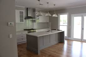 My Paint Pots Blog Kitchen Paint Colours Are Dulux Ghosting On The Wall And Dulux Lexicon For T Grey Painted Kitchen Grey Kitchen Island White Shaker Kitchen