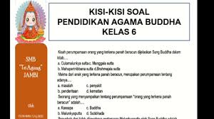 Materi uas agama katolik kelas 11 semester 1 yang bakal diujikan tentang bab yang sudah sobat catat dan pelajari selama masa semester 1 dengan jumlah butir soalnya sebanyak 30 soal pilihan ganda dan kunci jawaban. Kisi Kisi Soal Agama Buddha Kelas 6 Final Test Of First Semester Youtube