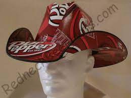 Dr Pepper Soda Cowboy Hats Cases Carton Box Hat Dr Pepper Beer Box Crafts Beer Box Hat