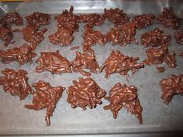 Chocolate Chinese Noodle Cookies Chinese Noodles Chinese Dessert Almond Cookies