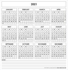 We all require some down time to relax and recuperate. 2021 Printable Calendar Printable Yearly Calendar Yearly Calendar Template Free Printable Calendar Templates