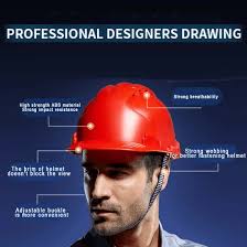 Casque de sécurité industriel ABS pour le travail en gros, casque de  construction