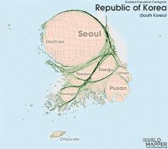 The hermit kingdom is notoriously secretive about its internal af. Republic Of Korea Gridded Population