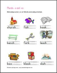 Plurals Adding S And Es Plurals Homeschool Phonics Nouns Activities
